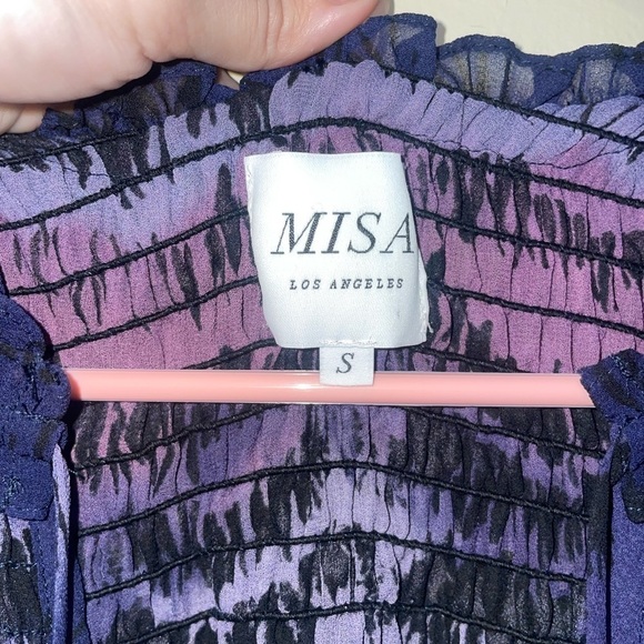 Misa Los Angeles Purple Ombré Darcy Tank Top Size Small - Picture 6 of 10